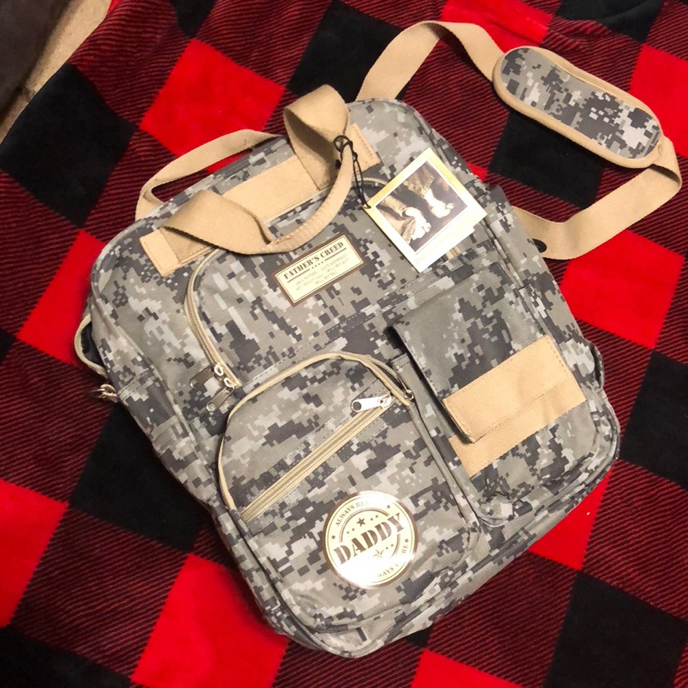 Daddy’s Baby boy diaper bag”